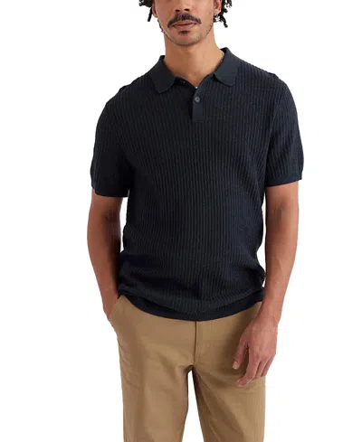 Seasalt Cornwall Men's Koeswik Knitted Polo In Blue