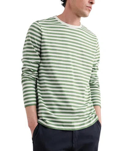 Seasalt Cornwall Men's Sailor Long Sleeve Shirt In Green