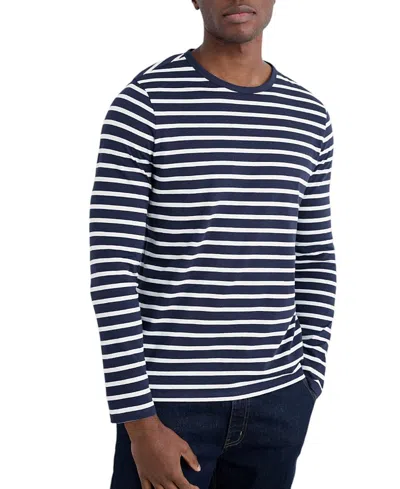 Seasalt Cornwall Men's Sailor Long Sleeve Shirt In Blue