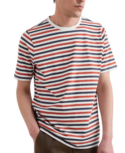 Seasalt Cornwall Seven Seas Sailor Stripe T-shirt In Pink