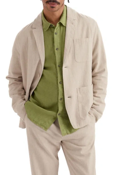 Seasalt Cornwall Messack Cotton-linen Jacket In Pink