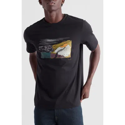 Seasalt Cornwall Midwatch Graphic T-shirt In Black