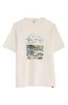 Seasalt Cornwall Midwatch Organic Cotton Graphic T-shirt In Animal Print