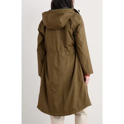 Seasalt Cornwall Mistborne Waterproof Hooded Raincoat In Laurel