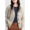 Seasalt Cornwall Newlyn Merino Wool Blend Cardigan In Neutral