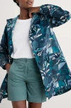 Seasalt Cornwall Pack-it Waterproof Hooded Raincoat In Multi