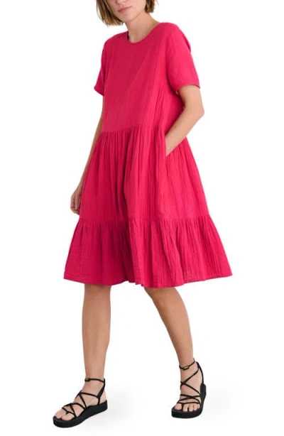 Seasalt Cornwall Pebble Comb Organic Cotton Gauze Dress