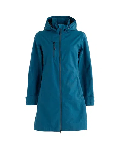 Seasalt Cornwall Petite Coverack Waterproof Coat In Blue