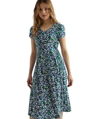 Seasalt Cornwall Pier View Jersey Dress In Multi