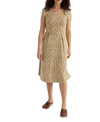 Seasalt Cornwall Pier View Jersey Dress In Neutral