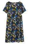 Seasalt Cornwall Pipers Short Sleeve Organic Cotton A-line Dress