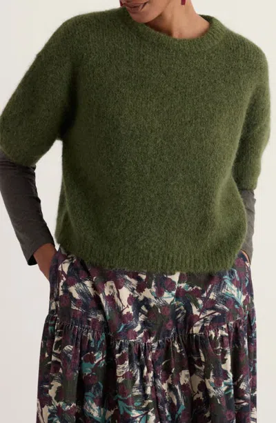 Seasalt Cornwall Piskies Crewneck Sweater In Nori