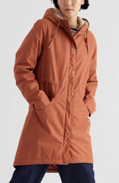 Seasalt Cornwall Plant Hunter 2 Waterproof Raincoat In Brown