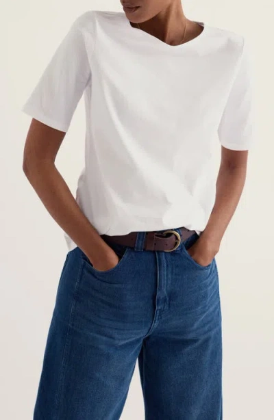 Seasalt Cornwall Poisson Organic Cotton T-shirt In White