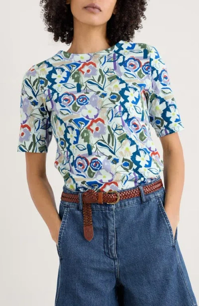 Seasalt Cornwall Poisson Print Organic Coton T-shirt
