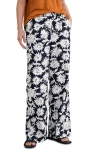 Seasalt Cornwall Poolfield Wide Leg Pants In Daisy Shadow Inkwell