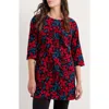 Seasalt Cornwall Port Gaverne Floral Organic Cotton Pincord Tunic In Multi