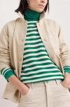 Seasalt Cornwall Reading Rocks Denim Jacket In Limestone
