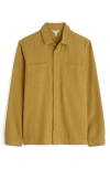 Seasalt Cornwall Rigging Geo Jacquard Organic Cotton Button-up Overshirt In Brown