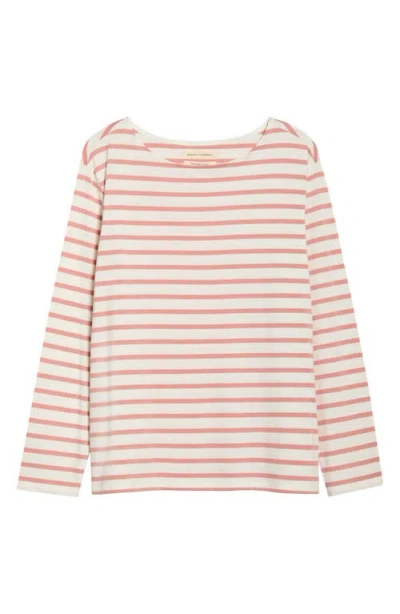 Seasalt Cornwall Sailor Stripe Long Sleeve Organic Cotton T-shirt In Multi