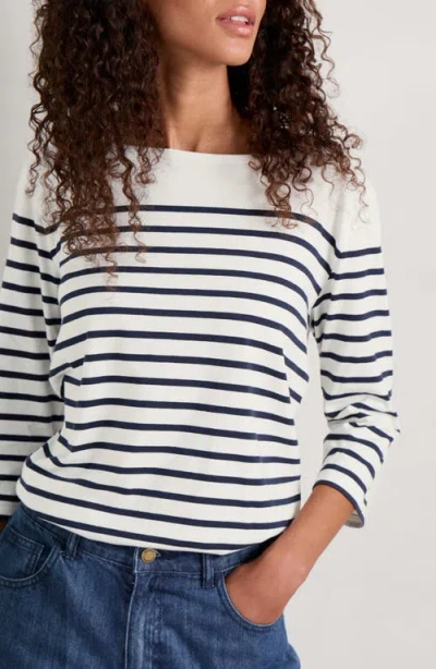 SEASALT CORNWALL SEASALT CORNWALL SAILOR STRIPE ORGANIC COTTON TOP