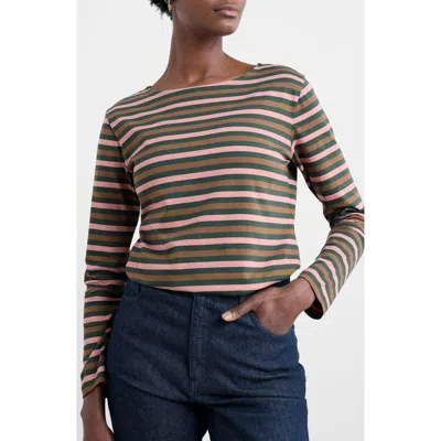SEASALT CORNWALL SEASALT CORNWALL SAILOR STRIPE ORGANIC COTTON TOP