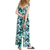 Seasalt Cornwall Salt Air Wide Leg Jumpsuit In Spinnaker Sails Hedgerow