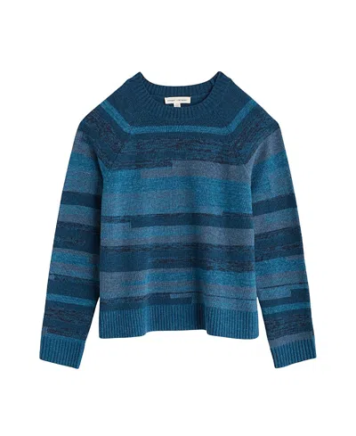 Seasalt Cornwall Shore Dock Relaxed Fit Knitted Jumper In Blue