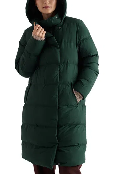 Seasalt Cornwall Shore Explorer Waterproof Puffer Coat In Green