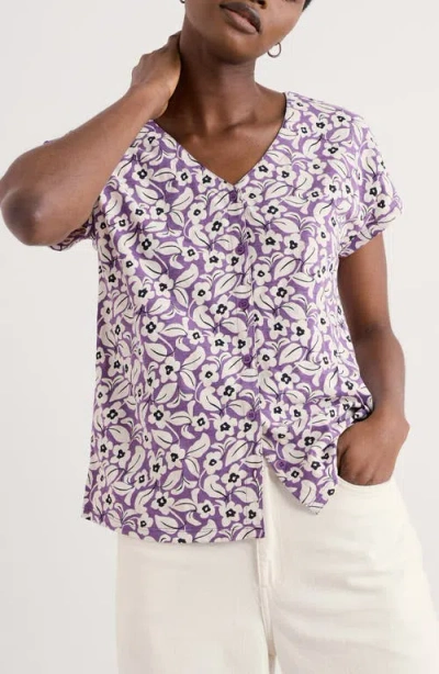 Seasalt Cornwall Studio Glass Organic Cotton Button-up Top