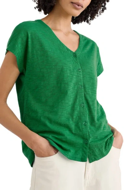 Seasalt Cornwall Studio Glass Organic Cotton Button-up Top