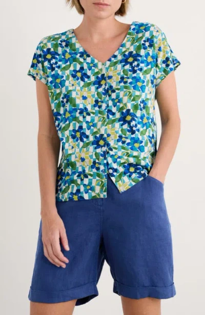 Seasalt Cornwall Studio Glass Organic Cotton Button-up Top