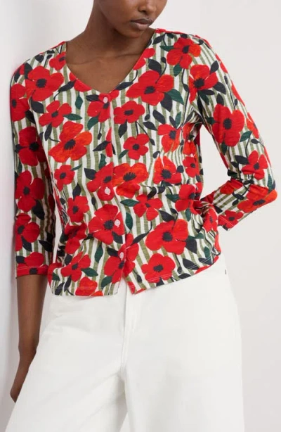 SEASALT CORNWALL SEASALT CORNWALL STUDIO GLASS ORGANIC COTTON BUTTON-UP TOP