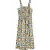 Seasalt Cornwall Summer Buoy Smocked Organic Cotton Sundress