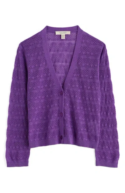 Seasalt Cornwall Sweet Day Pointelle Organic Cotton Cardigan