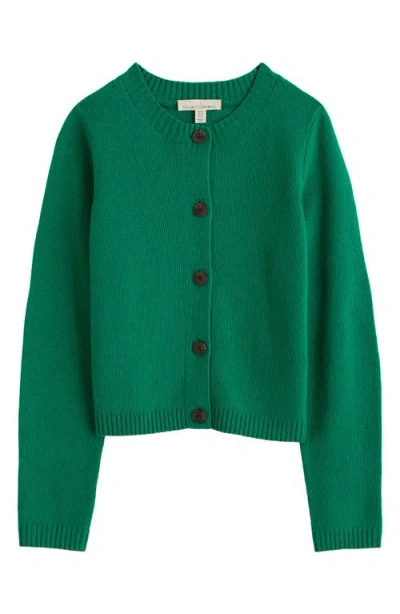 Seasalt Cornwall Tern Tide Merino Wool Blend Cardigan In Green