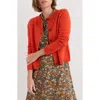 Seasalt Cornwall Tern Tide Merino Wool Blend Cardigan In Red
