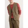 Seasalt Cornwall Men's Tollgate Vest In Gray