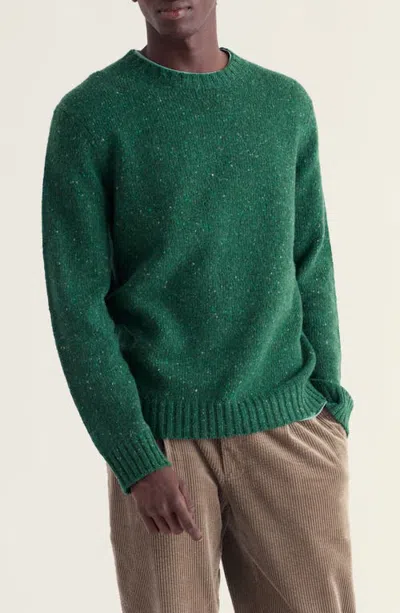 Seasalt Cornwall Trowan Merino Wool Blend Sweater In Thicket