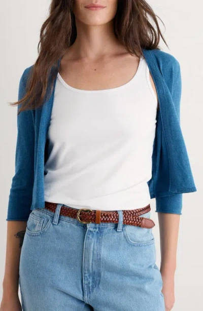 Seasalt Cornwall Vanessa Organic Cotton Open Front Crop Cardigan