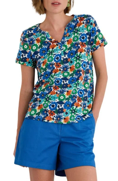 Seasalt Cornwall Waterflow Print Organic Cotton Shirt
