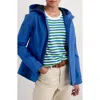 Seasalt Cornwall Waterway Hooded Waterproof Jacket In Ink
