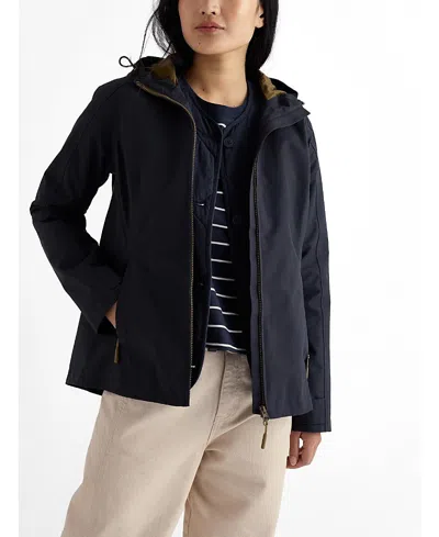Seasalt Cornwall Waterway Waterproof Coat In Black
