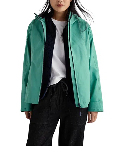 Seasalt Cornwall Waterway Waterproof Coat In Green