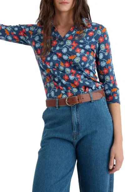 SEASALT CORNWALL SEASALT CORNWALL WAVECREST ORGANIC COTTON JERSEY TOP