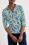 Seasalt Cornwall Wavecrest Organic Cotton Jersey Top In Multi