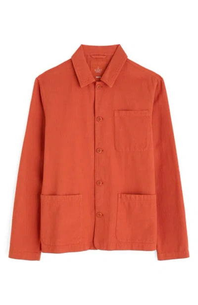 SEASALT CORNWALL SEASALT CORNWALL WELL WRIGHT ORGANIC COTTON & LINEN SHIRT JACKET