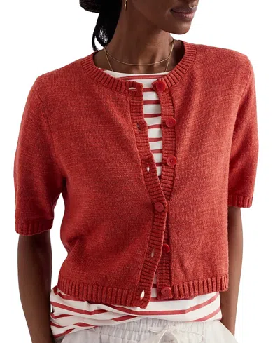 Seasalt Cornwall Wild Thyme Cardigan In Red