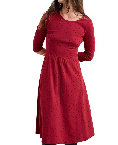 Seasalt Cornwall Women's April Dress In Red