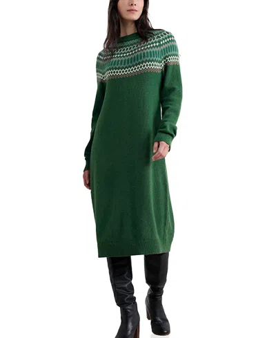 SEASALT CORNWALL WOMEN'S BIRD RING LONG SLEEVE DRESS